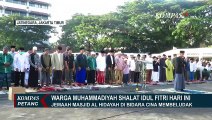 Salat Idulfitri di Masjid Muhammadiyah Kramat Raya Membludak