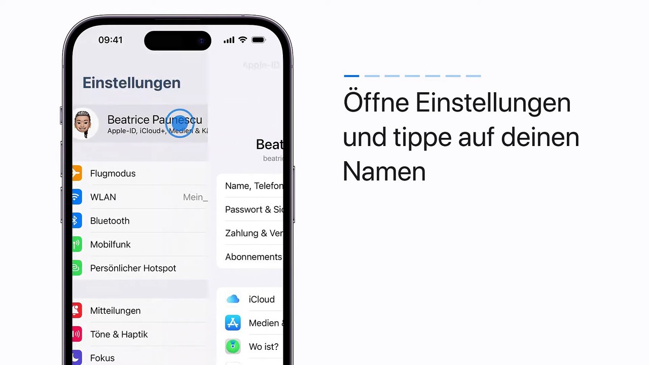 iPhone - Apple ID Passwort zurücksetzen