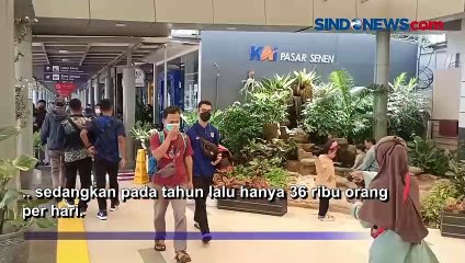 Malam Ini Diprediksi Jadi Puncak Arus Mudik di Stasiun Senen dan Gambir