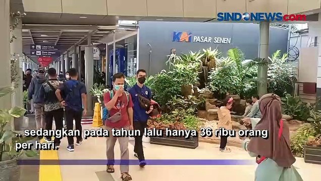 Malam Ini Diprediksi Jadi Puncak Arus Mudik di Stasiun Senen dan Gambir