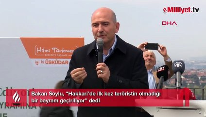 Soylu: Hakkari’de ilk kez teröristin olmadığı bir bayram geçiriliyor