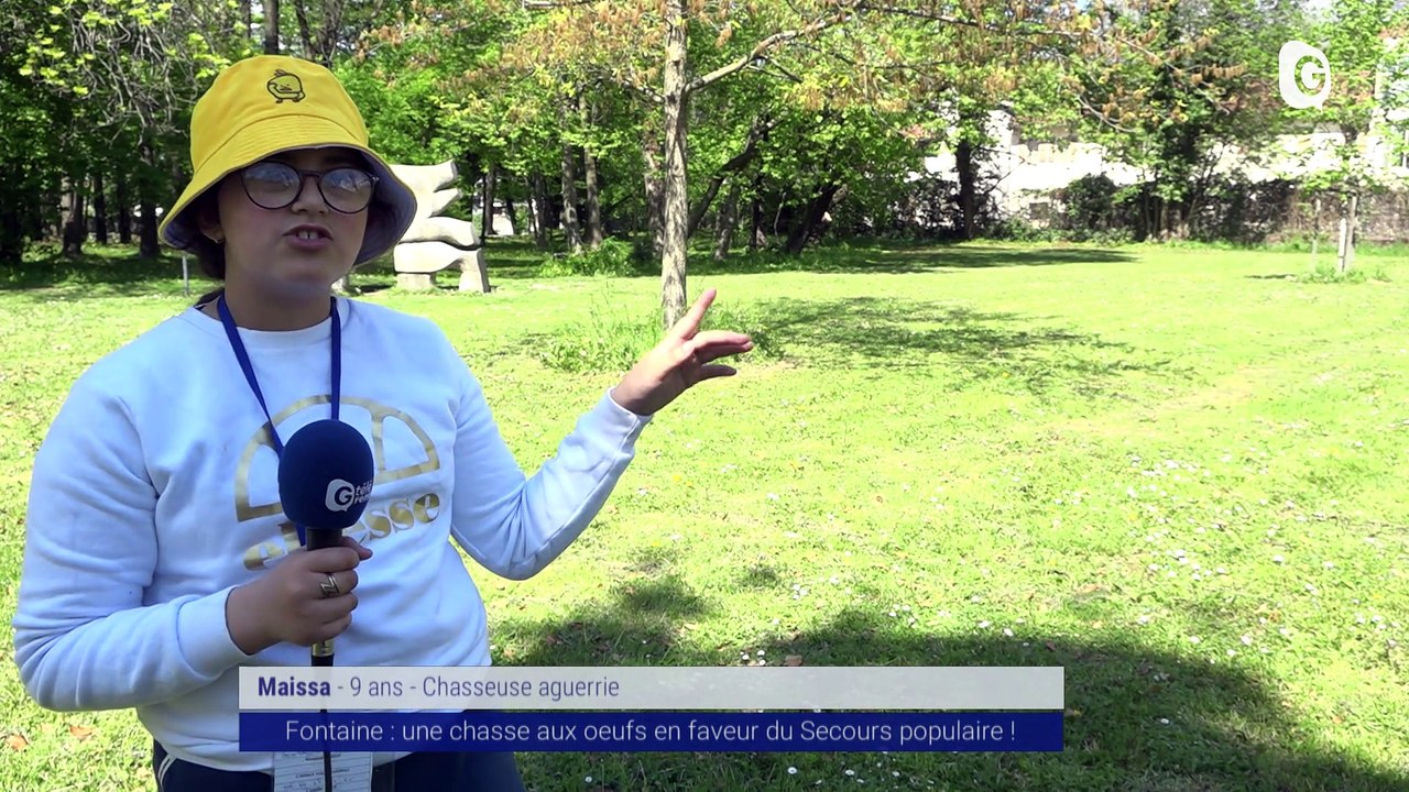 Reportage - Fontaine : une chasse aux oeufs en faveur du Secours populaire !