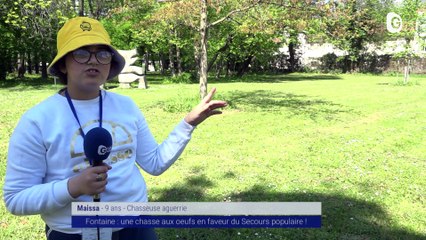Reportage - Fontaine : une chasse aux oeufs en faveur du Secours populaire ! - Reportages - TéléGrenoble
