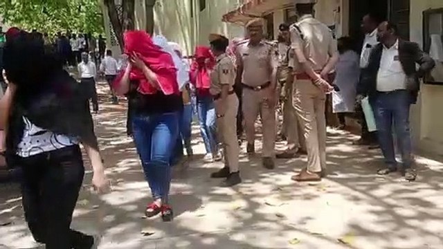 बांसवाड़ा में देह व्यापार का भांडाफोड, आरोप में आठ युवतियां और तीन युवक गिरफ्तार