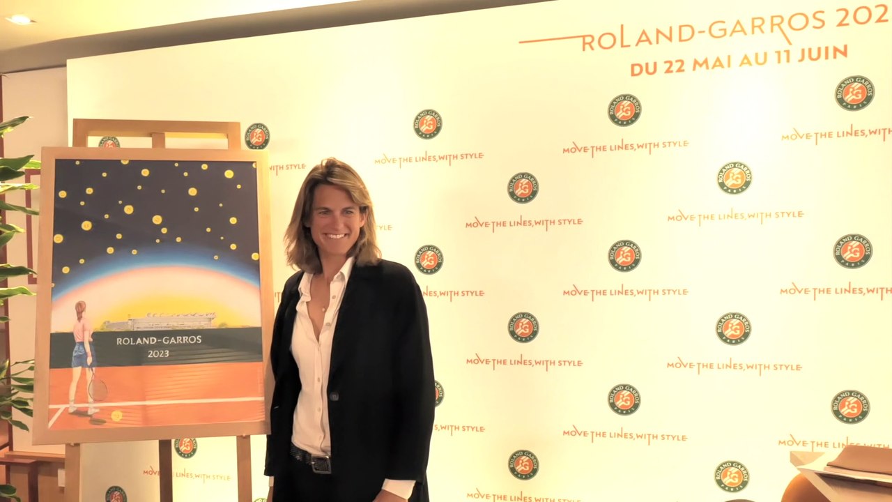 Roland-Garros 2023 - Amélie Mauresmo, le directrice du tournoi : "Yannick Noah a marqué ma vie"