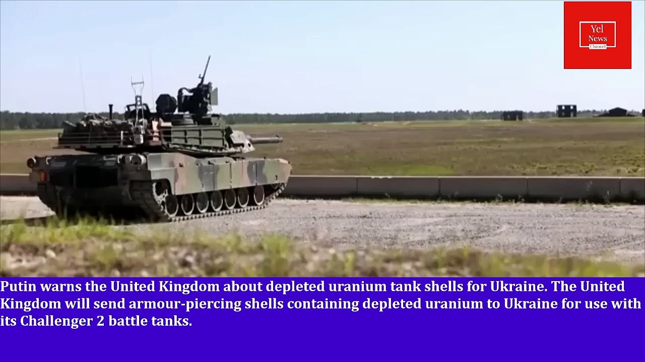 Putin warns the United Kingdom about depleted uranium tank shells for Ukraine | Russia war | Ukraine war