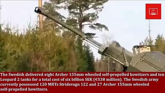 Sweden delivered archer wheeled howitzers to Ukraine war | Russia war | Ukraine war