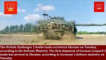 British Challenger battle tanks arrived in Ukraine | Russia war | Ukraine war