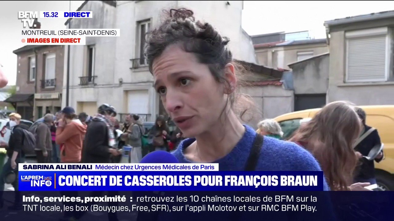 Un concert de casseroles pour accueillir François Braun en visite à Montreuil