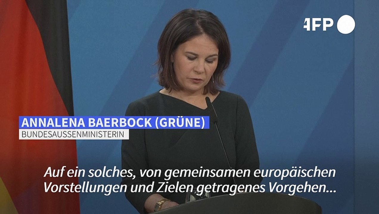 Baerbock mahnt europäische Solidarität bei Flüchtlingspolitik an