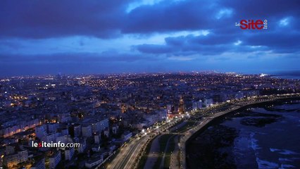 كاميرا _سيت أنفو_ تنقل لحظات مراقبة هلال عيد الفطر من صومعة مسجد الحسن الثاني بالبيضاء