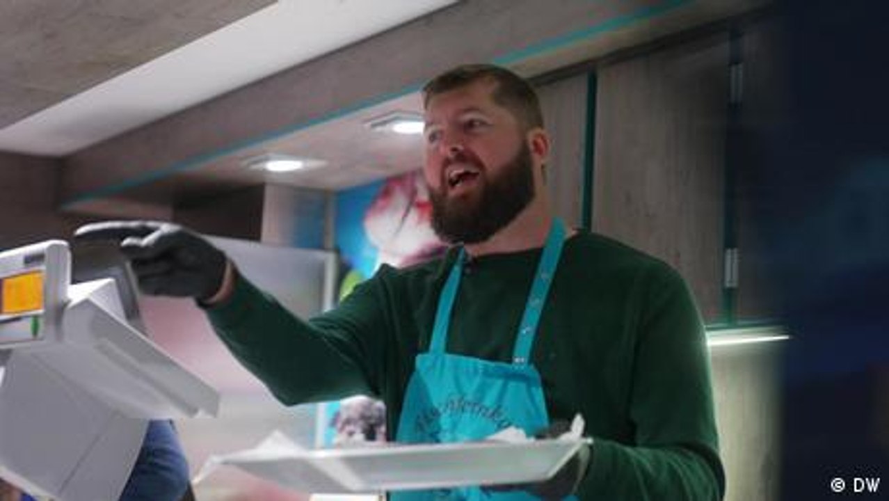 Als Marktschreier auf dem Hamburger Fischmarkt