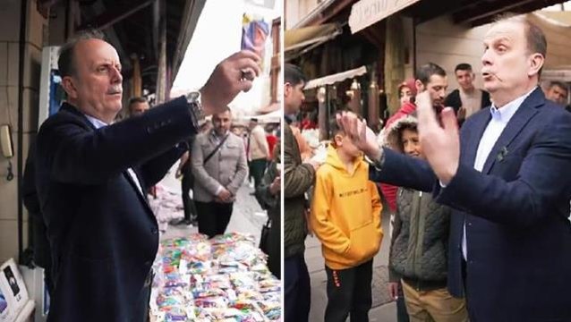 Sokağa inen AK Partili adaydan dikkat çeken sözler: Büyüt büyüt, öv beni!