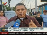 Avanzan los trabajos de reconstrucción de servicios públicos de la avenida Sabana Larga edo. Aragua