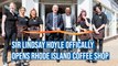 Sir Lindsay Hoyle opens Rhode Island Coffee in Chorley Town Centre
