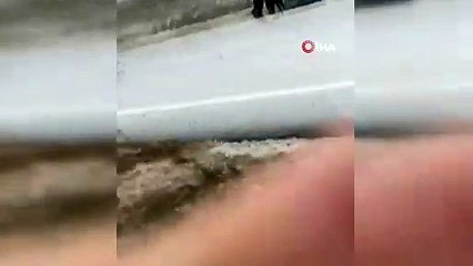 Kabus gibi kaza kamerada: 12 araç birbirine girdi!