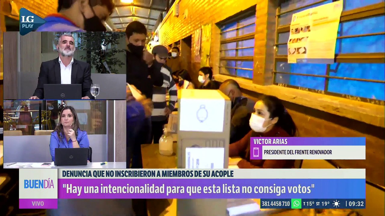 El Frente Renovador denuncia que no inscribieron a miembros de su acople: "este sistema es muy mafioso"