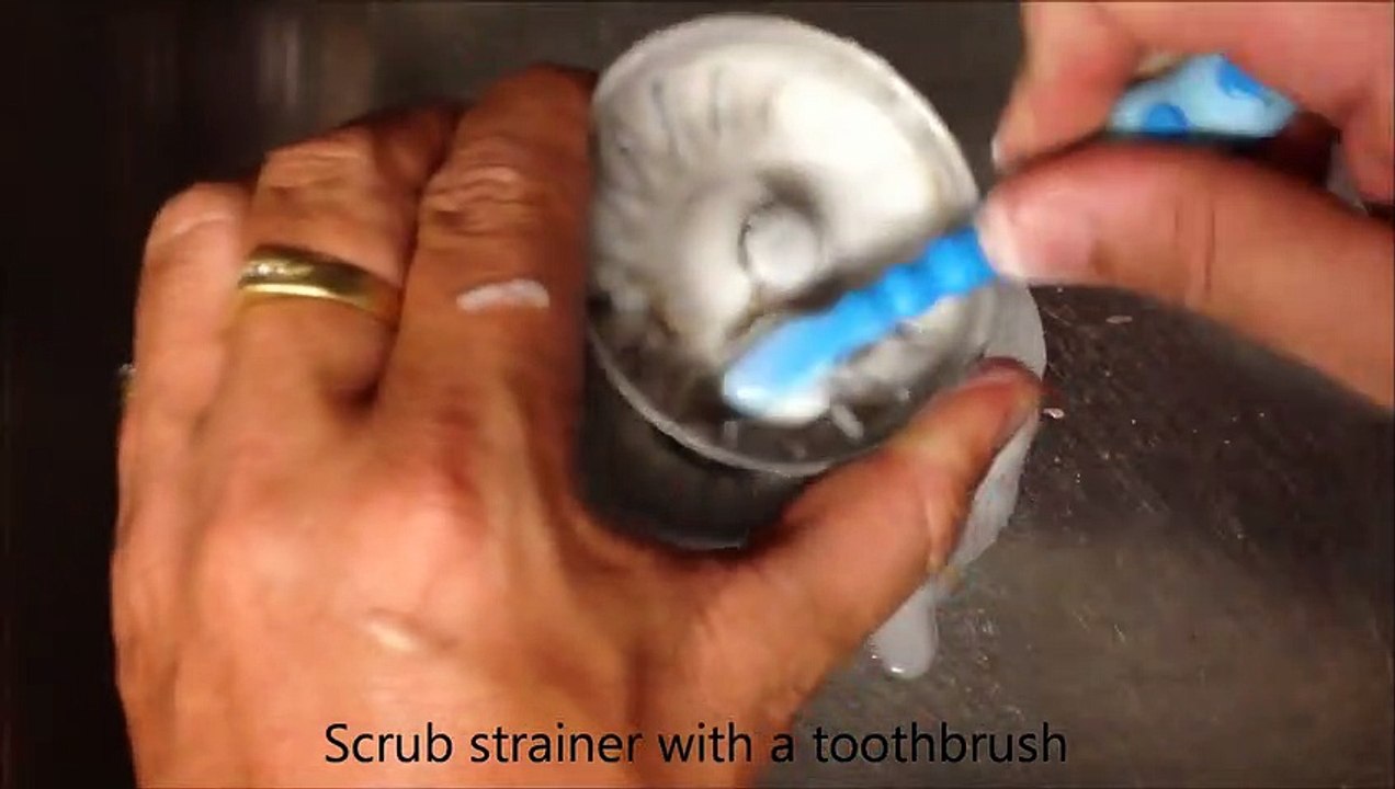 How To Clean a Sink Strainer