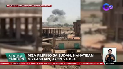 Pilipino, nasugatan sa gitna ng bakbakan sa Sudan | SONA