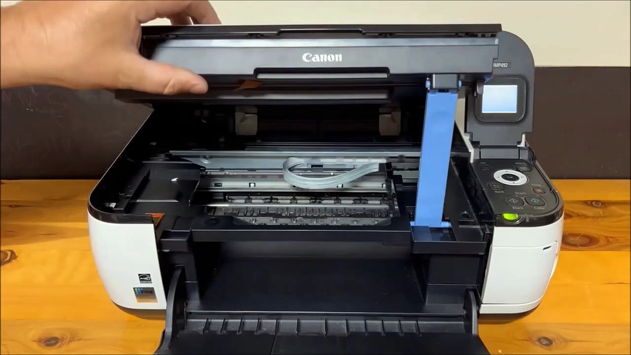 Canon PIXMA MP492 Ink Cartridge Replacement video Dailymotion
