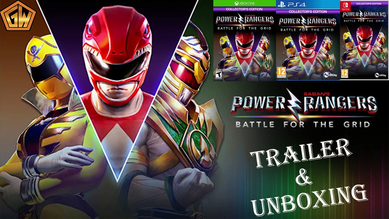 Power Rangers Battle For The Grid Trailer And Ps4 Switch Xbox One Unboxing (GamesWorth)