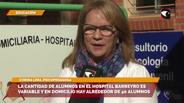 Posadas | La cantidad de alumnos en el hospital Barreyro es variable y en domicilio hay alrededor de 40 alumnos