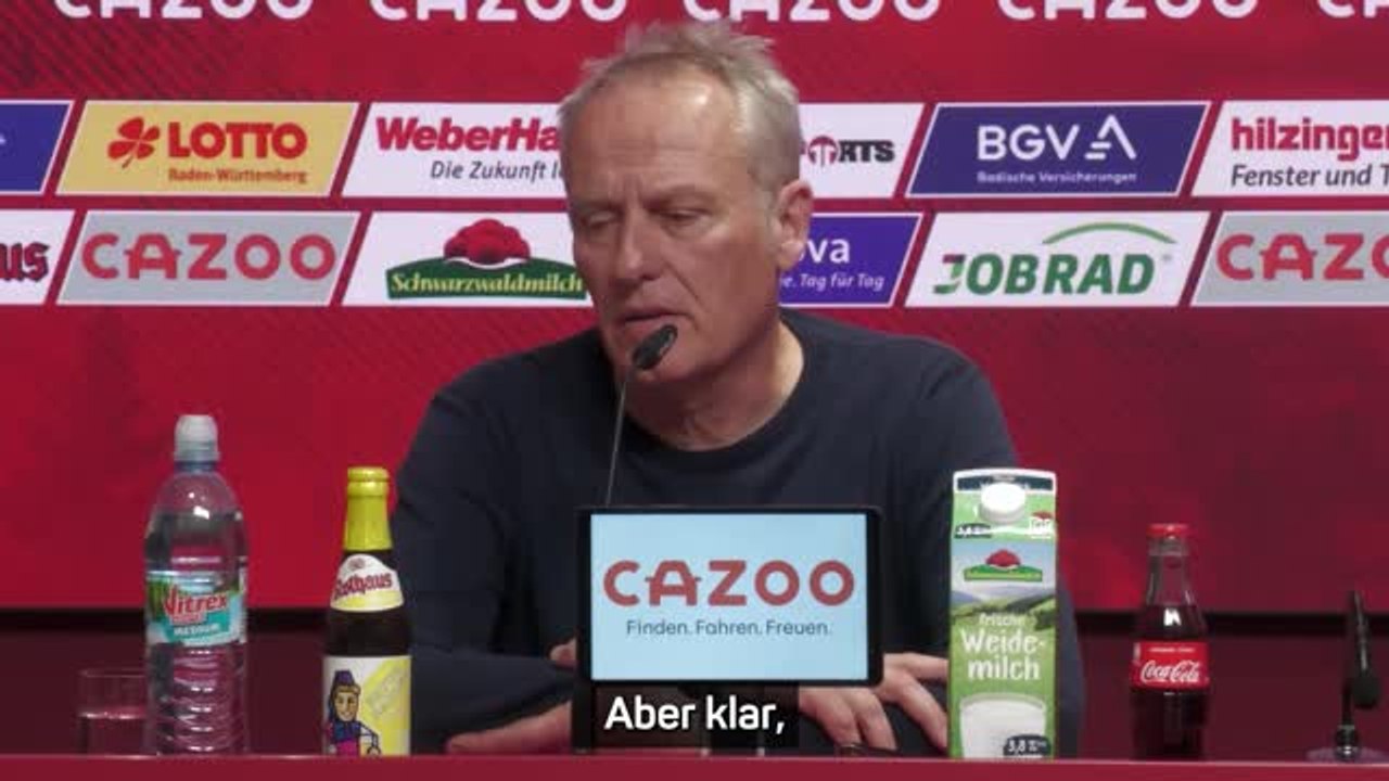 Streich: 'Wird Zeit, dass wir mal kein Tor kriegen'