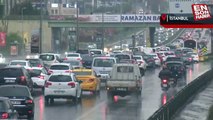 İstanbul'da trafiğinde bayram yoğunluğu