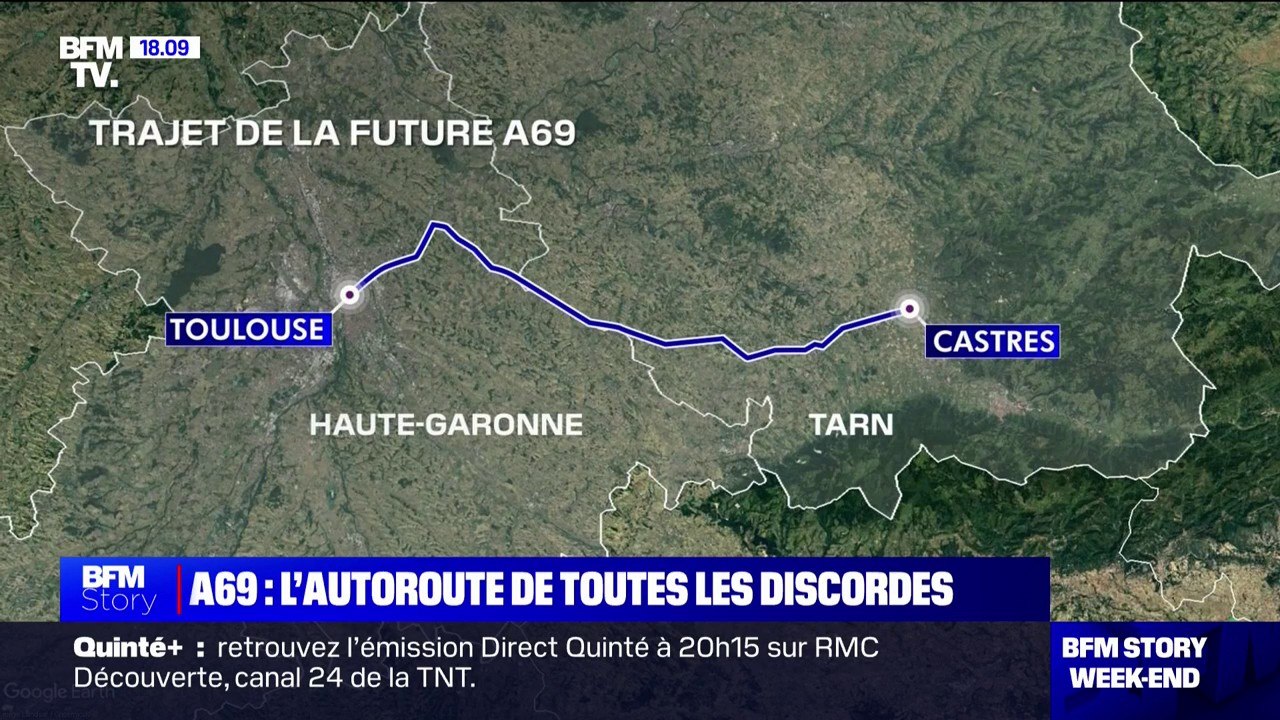 Thomas Brail, militant écologiste, sur le projet de l'A69 Toulouse-Castres: "Ce projet est anachronique"