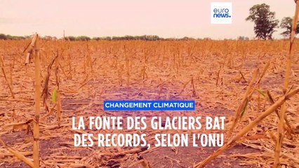 La fonte des glaciers bat des records, alerte l'ONU