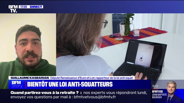 Squat: bientôt une loi pour sortir les squatteurs en quelques jours explique Guillaume Kasbarian (rapporteur de la loi anti-squat)