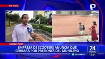Miraflores: conocida empresa de scooters anuncia cierre de servicios por decisión municipal