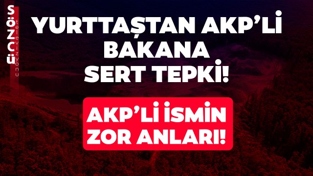 Yurttaş AKP'li Bakana Sert Tepki Gösterdi! Şimdi mi Sahip Çıkacaksınız?