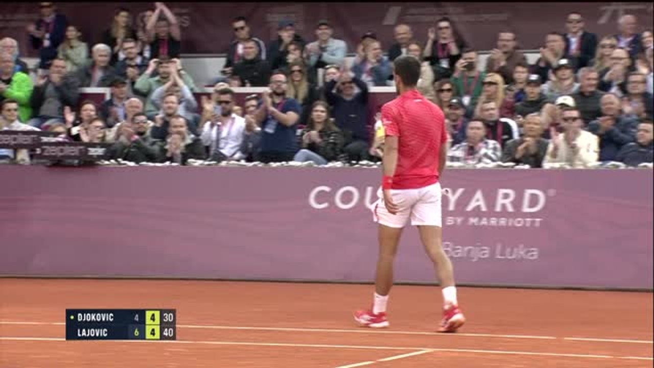 Banja Luka - Djokovic n'y arrive toujours pas