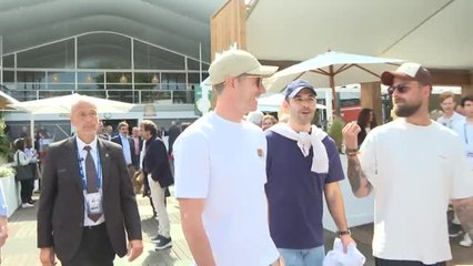 Lewandowski y Eric García no se pierden el Conde de Godó