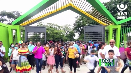 Inauguran nuevo atractivo en el Parque Familias Augusto C. Sandino en Chichigalpa
