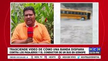 ¡Balacera! Filtran video de ataque armado contra un bus en la zona oriental de Honduras