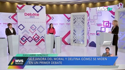 Alejandra del Moral y Delfina Gómez se miden en un primer debate