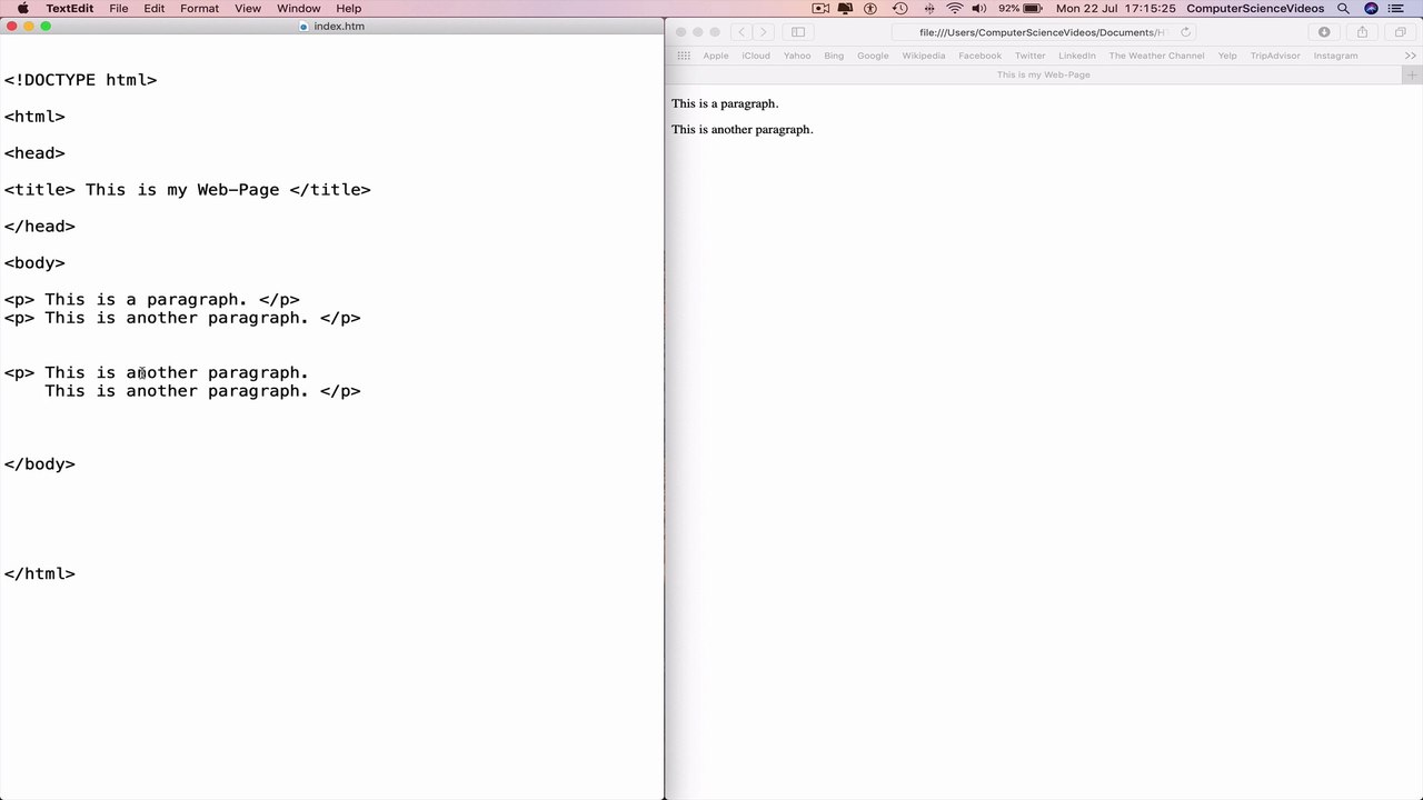Programming In HTML5 - Tutorial 13 | HTML Paragraphs
