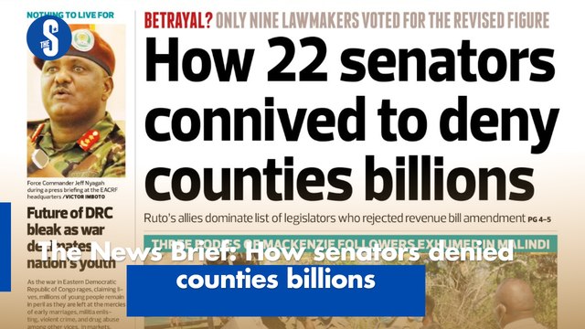The News Brief: How senators denied counties billions