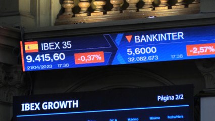 El Ibex pierde un 0,37 % pero cierra una semana más en positivo