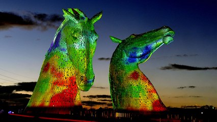 The Kelpies international unveiling 2014