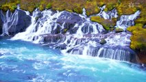 Icelandic Waterfalls: 1 Hour of Relaxing Nature Sounds and Scenery