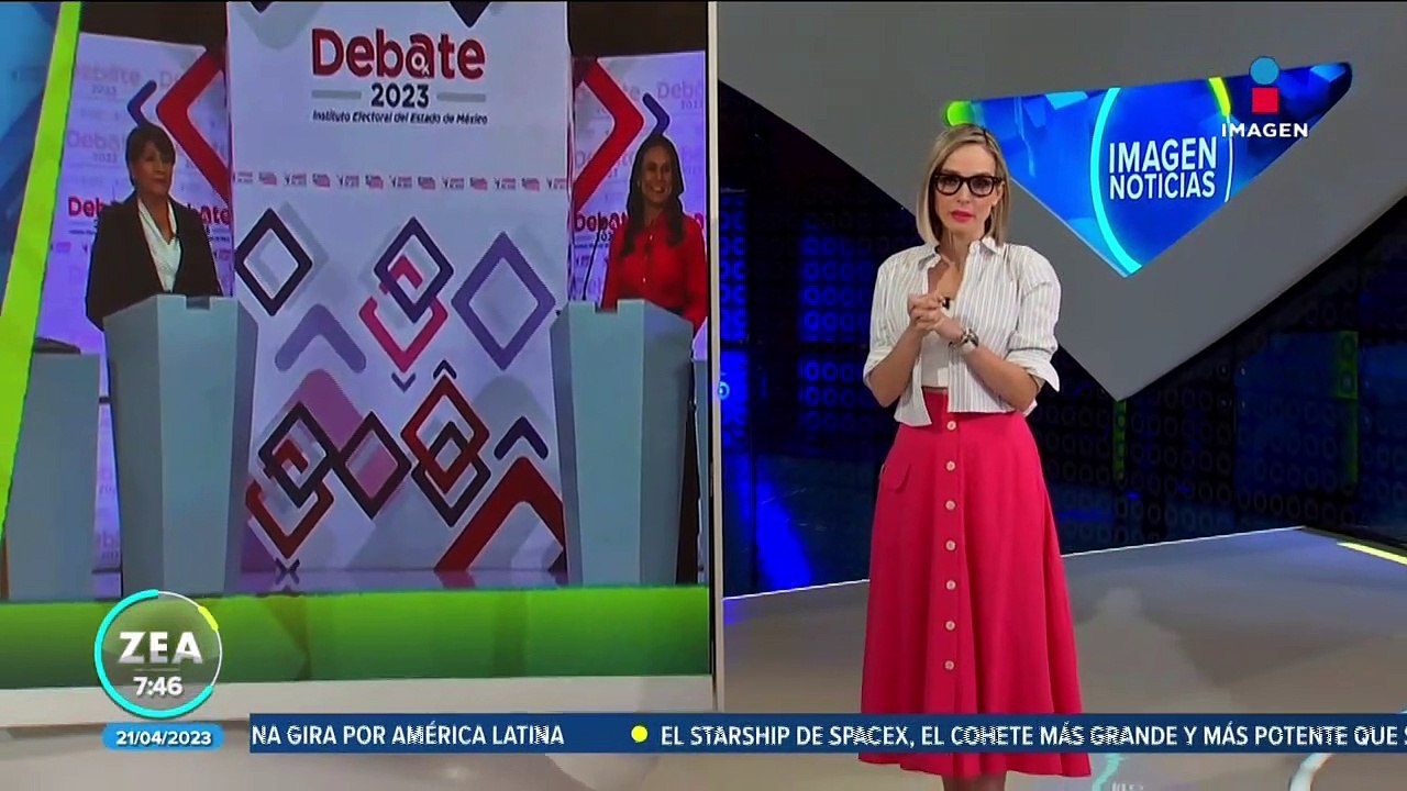 Delfina Gómez y Alejandra del Moral intercambian acusaciones en el primer debate
