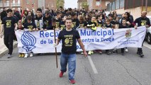 Cientos de personas participan en la antorcha contra la droga de La Cistérniga