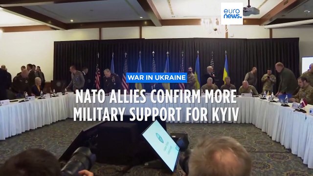 NATO chief stresses continued support for Ukraine at Ramstein talks