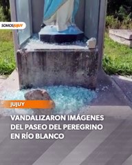 Vandalizaron imágenes de Paseo del Peregrino en Río Blanco