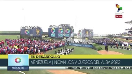 Presidente de Venezuela deja oficialmente abiertos los V Juegos Deportivos del Alba 2023
