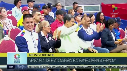 Opening ceremony of the fifth ALBA sports games in Venezuela