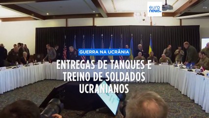 Download Video: Mais tanques e formação para as tropas ucranianas